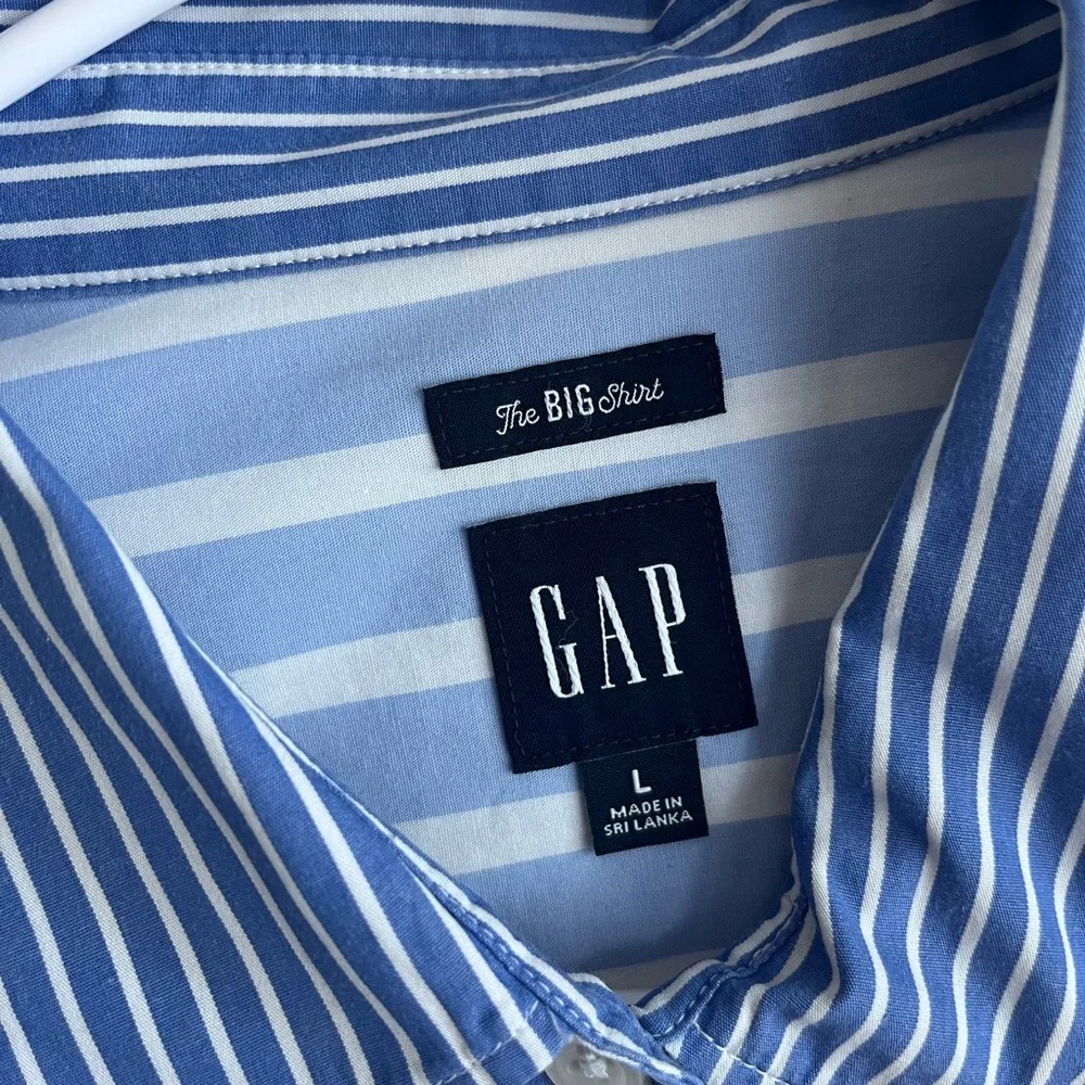 Gap striped shirt - size L - Picture 3 of 5